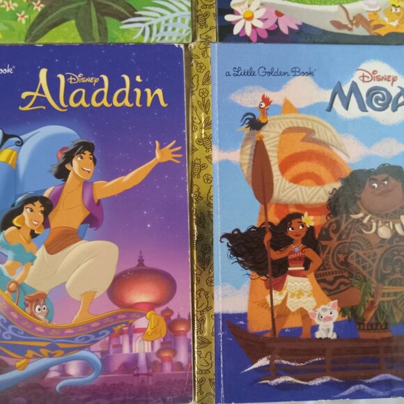 Bundle of 6 Golden Books Various Disney Titles Reading Educational - Picture 7 of 9